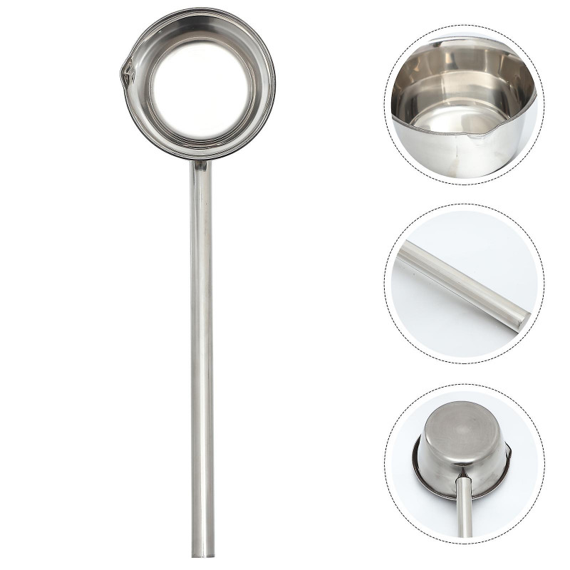 Long Handle Water Spoon Multipurpose Water Scoop Stainless Steel Ladle Kitchen Water Scoop