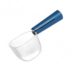 Pet transparent scale food measuring spoon with clip pet supplies (Navy blue) Pet transparent scale food measuring spoon with clip pet supplies (Navy blue)