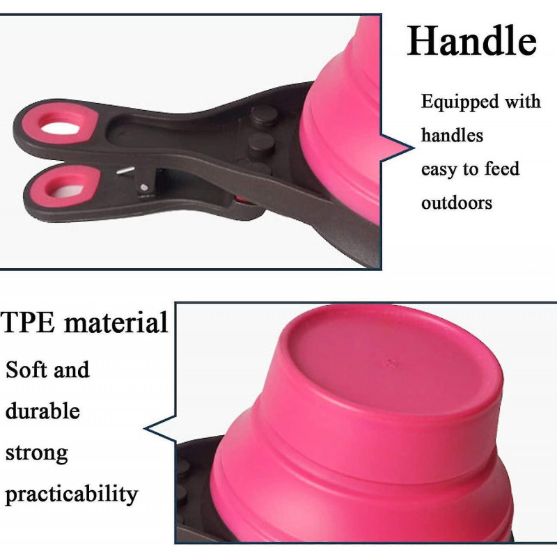 Cuillère pliable pour animaux de compagnie Tasses à mesurer en silicone Set Sealing Clip 3 En 1 Multi-function Set Of 2