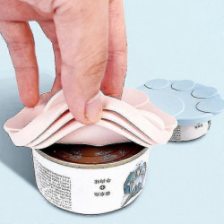 Dog Cat Canned Lid Silicone, 2-in-1 Pet Food Spoon Sealer Cover For Pet Feeding Can And Wet Food Storage Dog Cat Canned Lid Silicone, 2-in-1 Pet Food Spoon Sealer Cover For Pet Feeding Can And Wet Food Storage