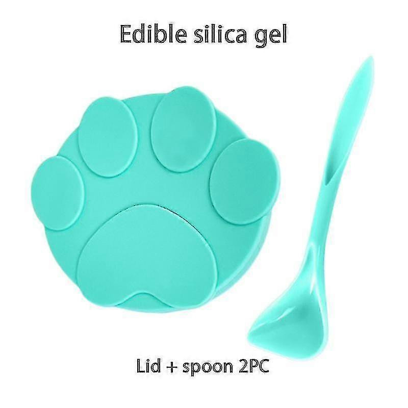Dog Cat Canned Lid Silicone, 2-in-1 Pet Food Spoon Sealer Cover For Pet Feeding Can And Wet Food Storage