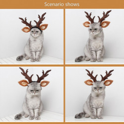 Pet Headwear Adjustable Accessories For Cat Puppy Small Dog For Dress Up Party Pet Headwear Adjustable Accessories For Cat Puppy Small Dog For Dress Up Party
