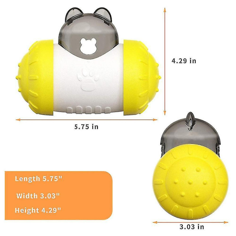 Mignon Tumbler Pet Toy Creative Dog Food Dropping Tool Cat Anxiety Relief Supplies Haute qualité