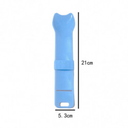 3Pcs Cat Strip Squeeze Spoon Holder Pet Supplies Cute for Puree Snack Blue 3Pcs Cat Strip Squeeze Spoon Holder Pet Supplies Cute for Puree Snack Blue