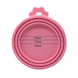 Pet Food Can Lids, Universal Size Fit Small Medium Large Cansbluepink8pcs Pet Food Can Lids, Universal Size Fit Small Medium Large Cansbluepink8pcs