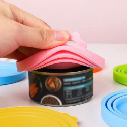 Pet Food Can Lids, Universal Size Fit Small Medium Large Cansbluepink8pcs Pet Food Can Lids, Universal Size Fit Small Medium Large Cansbluepink8pcs