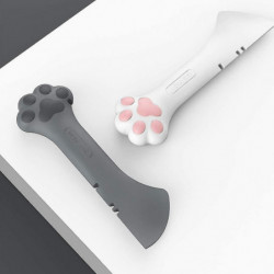 Pet Can Opener Multifuctional Small Pet Food Can Spoon Set/adorable Silicone Food Canned Spoon For Dogs2pcs,white Grey Pet Can Opener Multifuctional Small Pet Food Can Spoon Set/adorable Silicone Food Canned Spoon For Dogs2pcs,white Grey