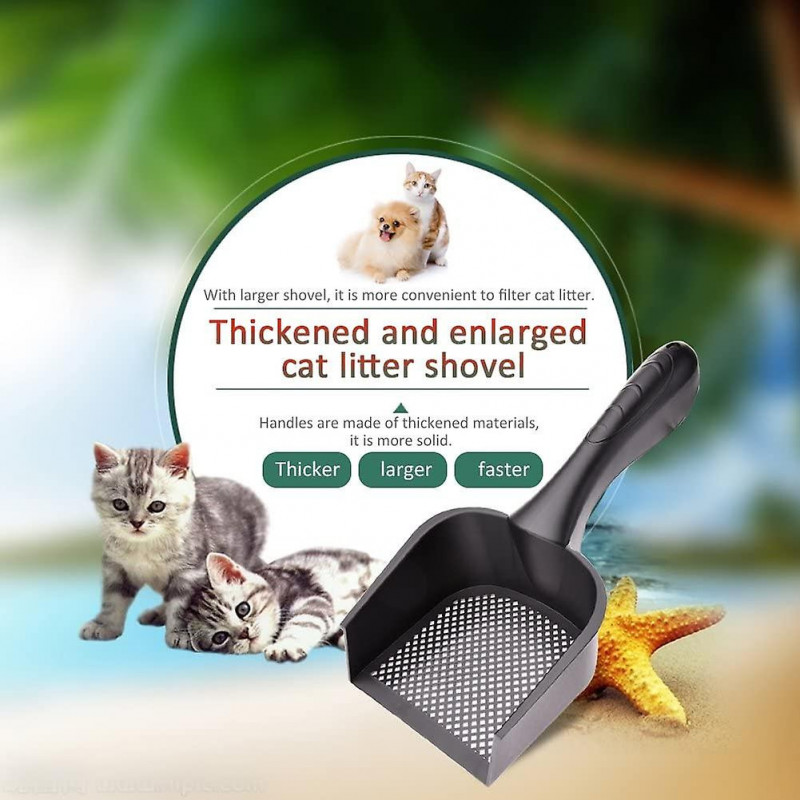 Cat Kitty Litter Scoop Small Holes Fine Litter Scooper Shovel For Cat Dog Rabbits Hamster Snake Sifter Scoop High [...]