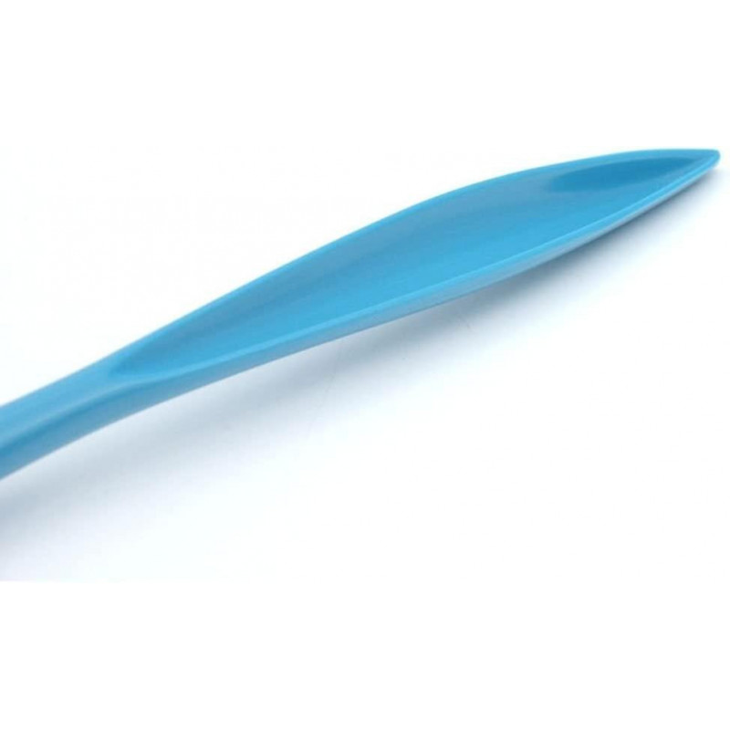 Pet Food Can Spoon,long Handle And Special Curved Design,for Dog And Cat Can, Small, Blue - -