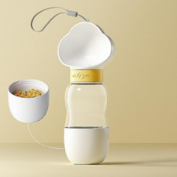 Dogs Go Out Water Cup Portable Drinking Water Feeding 1pc White Dogs Go Out Water Cup Portable Drinking Water Feeding 1pc White