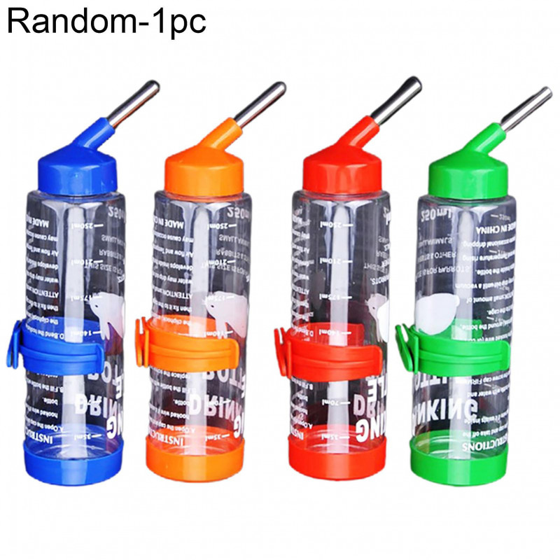 QingHai 250ML Pet Drink Stainless Steel Automatic Water Fountain Bottle Rabbit Hamster