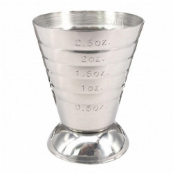 75ml Measuring Cup 3 Capacity Units Clear Scales Stable Base Non-slip Body Large-capacity Hollow Bottom Mirror [...]