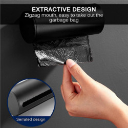 Garbage Bag Dispenser Bathroom Wall Holder Storage Case Organizer