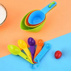 1 Set Measuring Spoon Hanging Hole Design Precise With Clear Scale Easy To Clean Convenient Diy Cake Plastic [...]