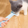 Cat Strip Squeezer Cat Snack Spoon Food Grade Flexible Cat Treated Scoop Feeder For Small Meduim