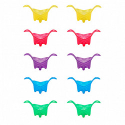 JiKaiX 10Pcs Muffin Cup with Long Handle Food Grade Reusable Colorful Party Cupcake Puff Pudding Jelly Serving [...]