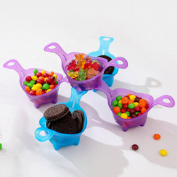 JiKaiX 10Pcs Muffin Cup with Long Handle Food Grade Reusable Colorful Party Cupcake Puff Pudding Jelly Serving [...]