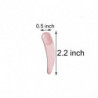 100 Pcs Mini Curved Cosmetic Scoop Makeup Mask Plastic Spoon Multicolor Disposable Curved Cosmetic Spatula Spoon