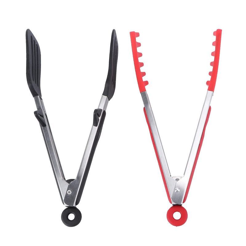 2pcs Comb Shaped Spaghetti Clip Silicone Food Tong Clamp Barbecue Clip Kitchen Tool Shovel Clip For Home [...]