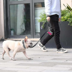 Dog Poop Bag Dispenser Dog Poop Bag Holder With Carabiner Hands-free Clip Dog