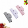 10PCS Food Snack Sealing Clamp Multi-function Plastic Clips Clothes Fixing Clips for Office Home (Random Color)
