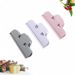 10PCS Food Snack Sealing Clamp Multi-function Plastic Clips Clothes Fixing Clips for Office Home (Random Color) 10PCS Food Snack Sealing Clamp Multi-function Plastic Clips Clothes Fixing Clips for Office Home (Random Color)
