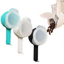 3pcs Snack Bag Clip For Food Sealing Clamp With Dispenser Spout Chips Kitchen 3pcs Snack Bag Clip For Food Sealing Clamp With Dispenser Spout Chips Kitchen