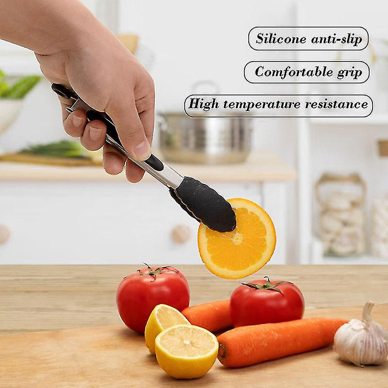 In Stock Baking Kitchen Barbecue Steak Frying Clip Silicone Food Clip