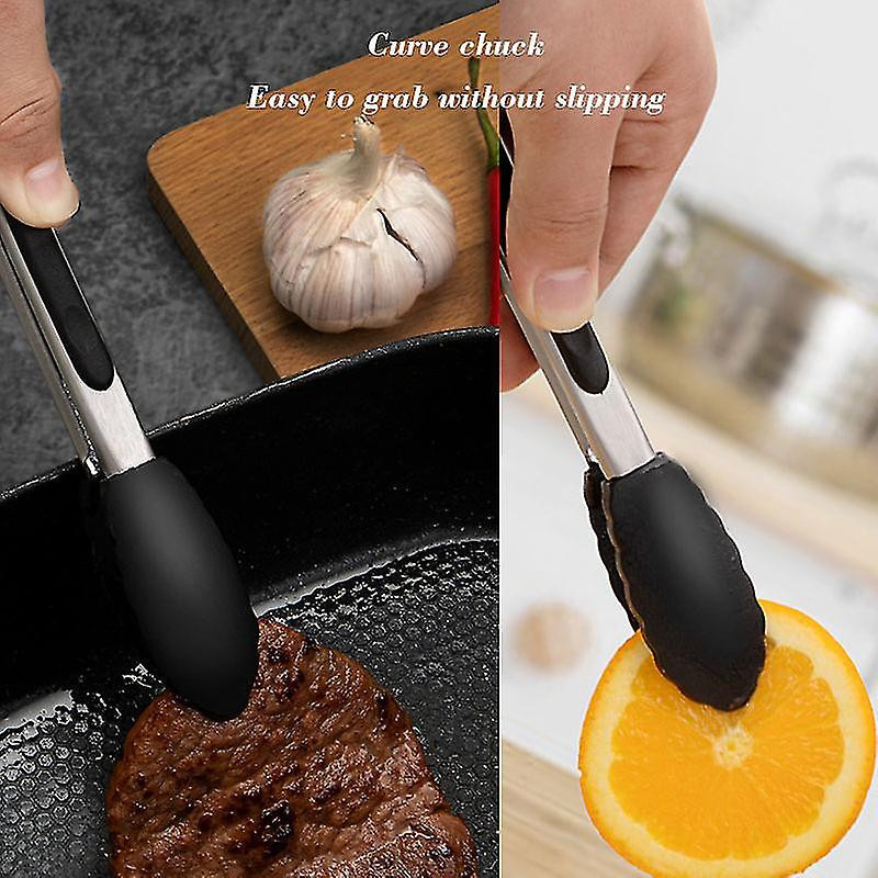 In Stock Baking Kitchen Barbecue Steak Frying Clip Silicone Food Clip