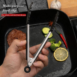In Stock Baking Kitchen Barbecue Steak Frying Clip Silicone Food Clip In Stock Baking Kitchen Barbecue Steak Frying Clip Silicone Food Clip
