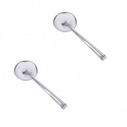 2pc Multi-functional Filter Spoon With Clip Food Kitchen Oil-frying Bbq Filter 2pc Multi-functional Filter Spoon With Clip Food Kitchen Oil-frying Bbq Filter