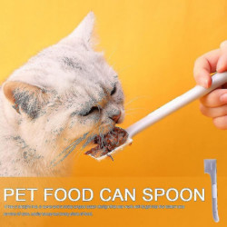 2 Pcs Pet Food Can Spoon Pet Can Spoon Cat Mixing Spoon 2 Pcs Pet Food Can Spoon Pet Can Spoon Cat Mixing Spoon