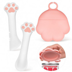 1 Set of Pet Food Can Spoon Pet Food Can Cover Can Opener for Pet Cat Dog Feeding 1 Set of Pet Food Can Spoon Pet Food Can Cover Can Opener for Pet Cat Dog Feeding