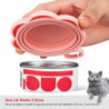 1 Set of Pet Food Can Spoon Pet Food Can Cover Can Opener for Pet Cat Dog Feeding