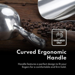 One-piece Cast Aluminum Round Bottom Bar Ice Flour Utility Scoop, 38-ounce, Silver (hand Wash Only) One-piece Cast Aluminum Round Bottom Bar Ice Flour Utility Scoop, 38-ounce, Silver (hand Wash Only)