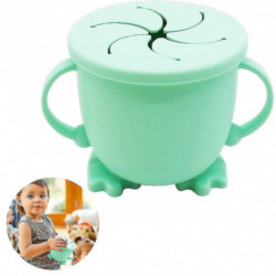 Snack Cup, Child Silicone Cup Snack Cup, Child Learning Feeding Food Bowl, Cup With Handle Silicone Snack [...]