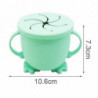 Snack Cup, Child Silicone Cup Snack Cup, Child Learning Feeding Food Bowl, Cup With Handle Silicone Snack [...]