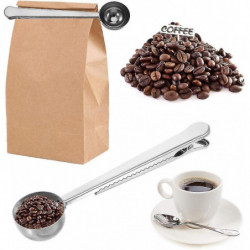 2024 Sealing Clip, Coffee Bag Clip Stainless Steel Ground Coffee Coffee Scoop Spoon with Bag Sealing Clip 2 in 1 [...]
