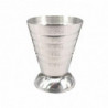 75ML Measuring Cup 3 Capacity Units Clear Scales Stable Base Non-slip Body Large-Capacity Hollow Bottom Mirror [...]