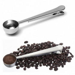 Wharick Durable Stainless Steel Kitchen Coffee Measuring Spoon Bag Sealing Clip Spoon Wharick Durable Stainless Steel Kitchen Coffee Measuring Spoon Bag Sealing Clip Spoon