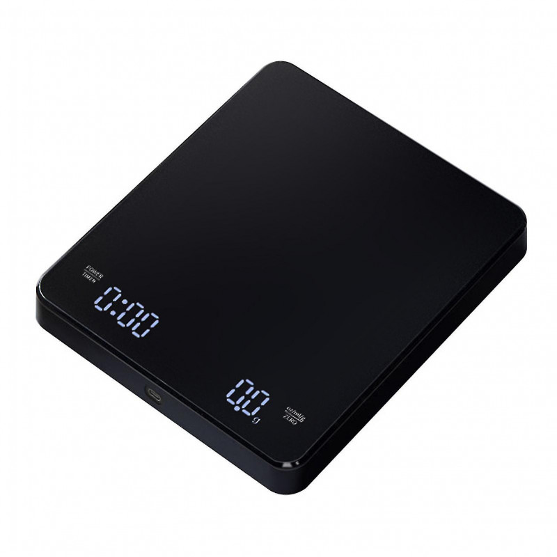 LED Display Electronic Scale for Coffee Rechargeable Reusable Measuring Spices Tea Beans