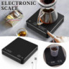 LED Display Electronic Scale for Coffee Rechargeable Reusable Measuring Spices Tea Beans