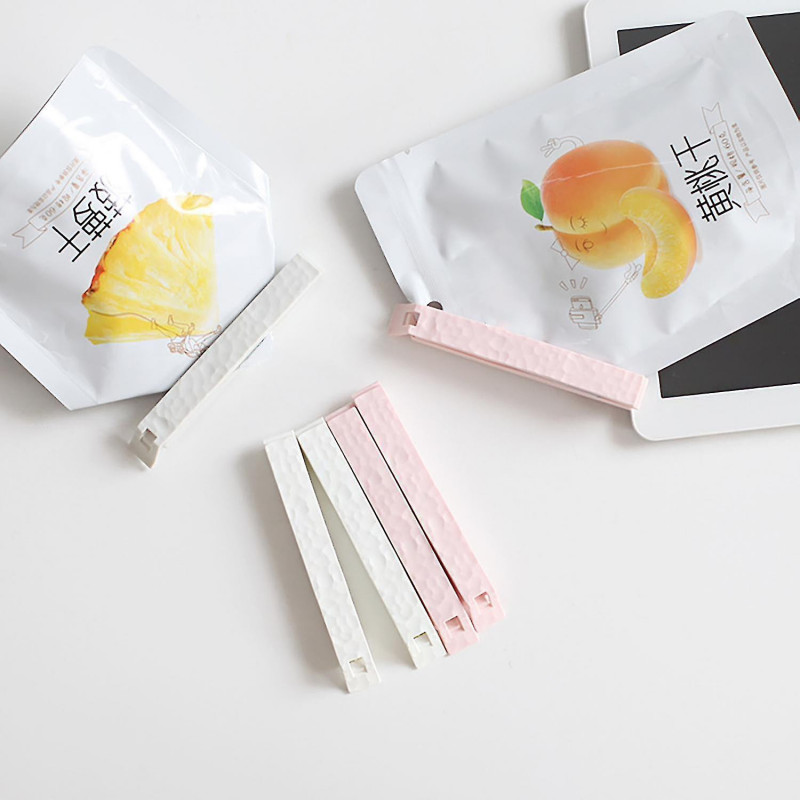 5Pcs Food Sealed Clips Portable Airtight PP Milk Powder Bag Seal Clips Kitchen Tool