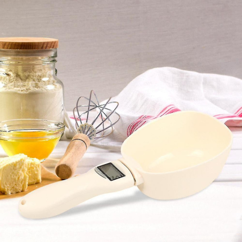 Pet Food Measuring Scoop Dog Food Measuring Cup,digital Scale Spoon Detachable Cup Feeding Bowls Fo (haoyi)