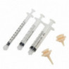3pcs Pet Syringe Dispenser Professional Cat Dog Medicine Feeder for Cats Dogs Small Animals