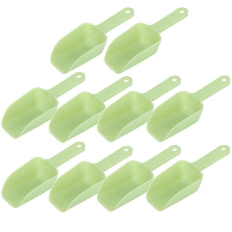 10 Pcs Pet Feeding Spoon Shovel Cat Dog Food Feeder Scoop Pet Feeding Tools Pet Supplies