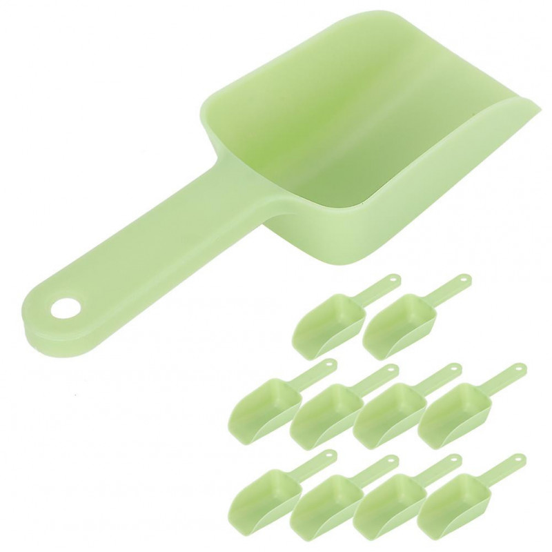 10 Pcs Pet Feeding Spoon Shovel Cat Dog Food Feeder Scoop Pet Feeding Tools Pet Supplies