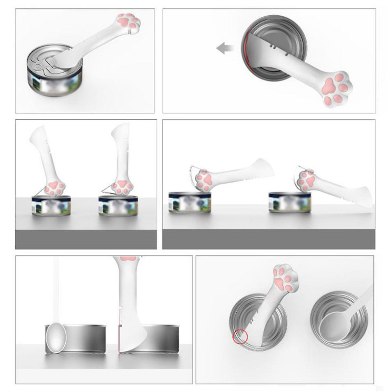 [Ande Online] Pet Can Spoon Multi functional Can Opener Wet Food Dry Food Spoon Cat Tableware Supplies Feeding [...]