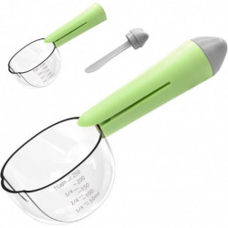 Pet Food Measuring Cups, Dog Food Scoop,Comfortable Long Handled Measuring Cup, for Dog, Cat & Rabbit Pet Food Measuring Cups, Dog Food Scoop,Comfortable Long Handled Measuring Cup, for Dog, Cat & Rabbit