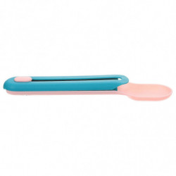 Creative Cat Strip Squeeze Spoon Plastic Cat Food Feeder Cat Treats Scoop Feeder Creative Cat Strip Squeeze Spoon Plastic Cat Food Feeder Cat Treats Scoop Feeder